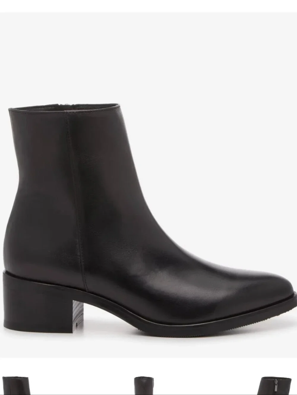 Anna Luisa Cortina Bootie Woman's Size 10 Black Made In Italy